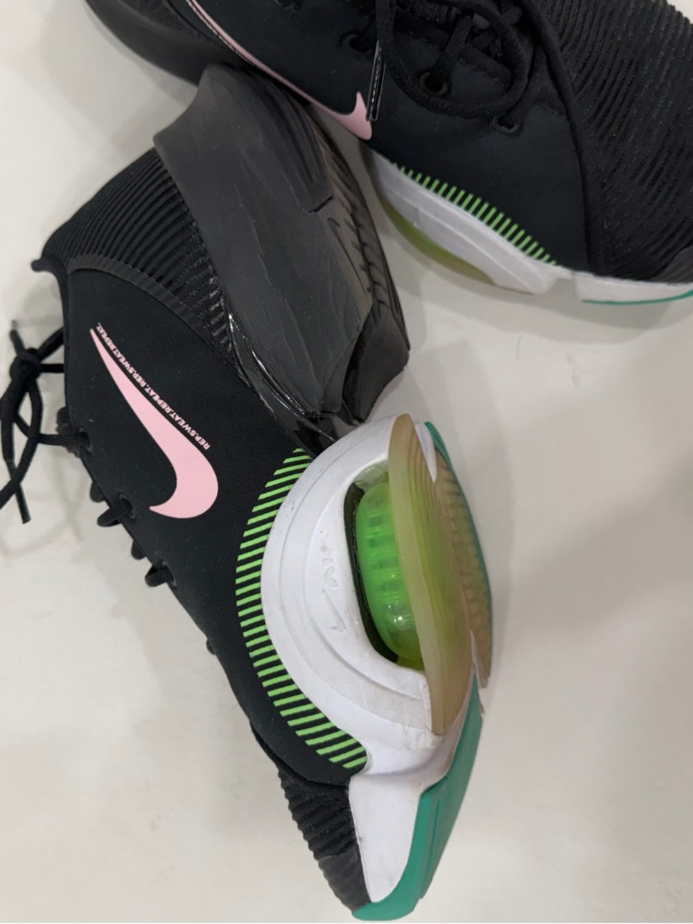 Nike Women’s Air Zoom SuperRep Training Shoe - Black/Pink/Green - Picture 4 of 6